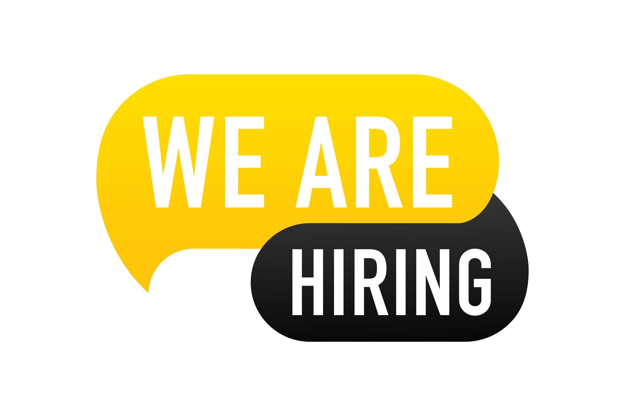We are hiring